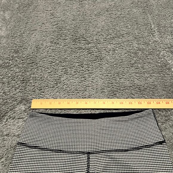 Lululemon Leggings Pants Womens 6 Gingham Crop Capri - Picture 8 of 8